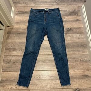 Madewell 10" High -Rise Skinny Crop Jeans